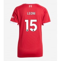 Liverpool Giovanni Leoni #15 Domáci Ženy futbalový dres 2025-26 Krátky Rukáv